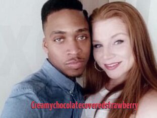 Creamychocolatecoveredstrawberry